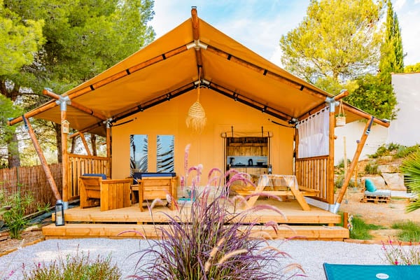 CAMPING LE VAL DE CESSE lodge river