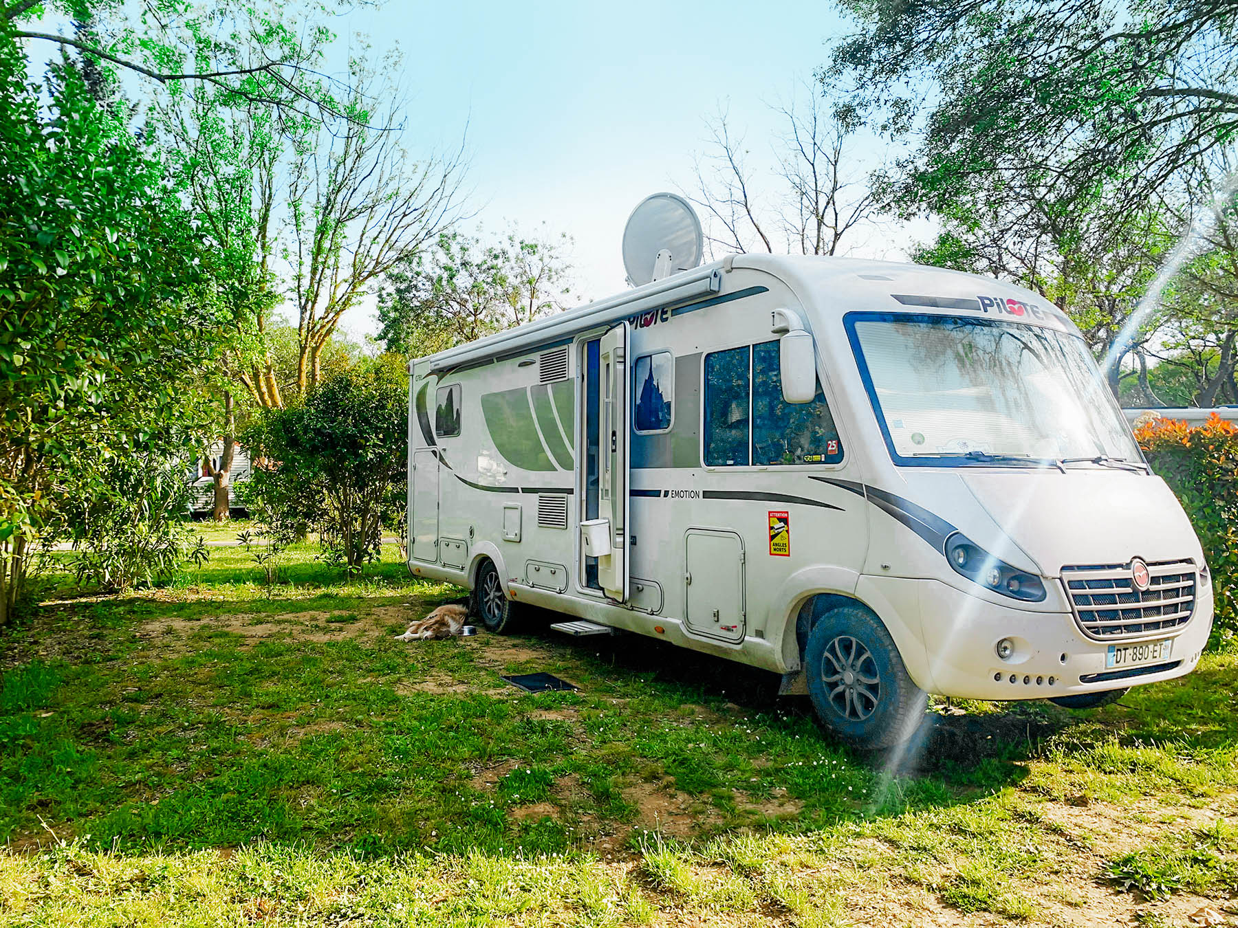 Camping Le Val de Cesse Emplacement