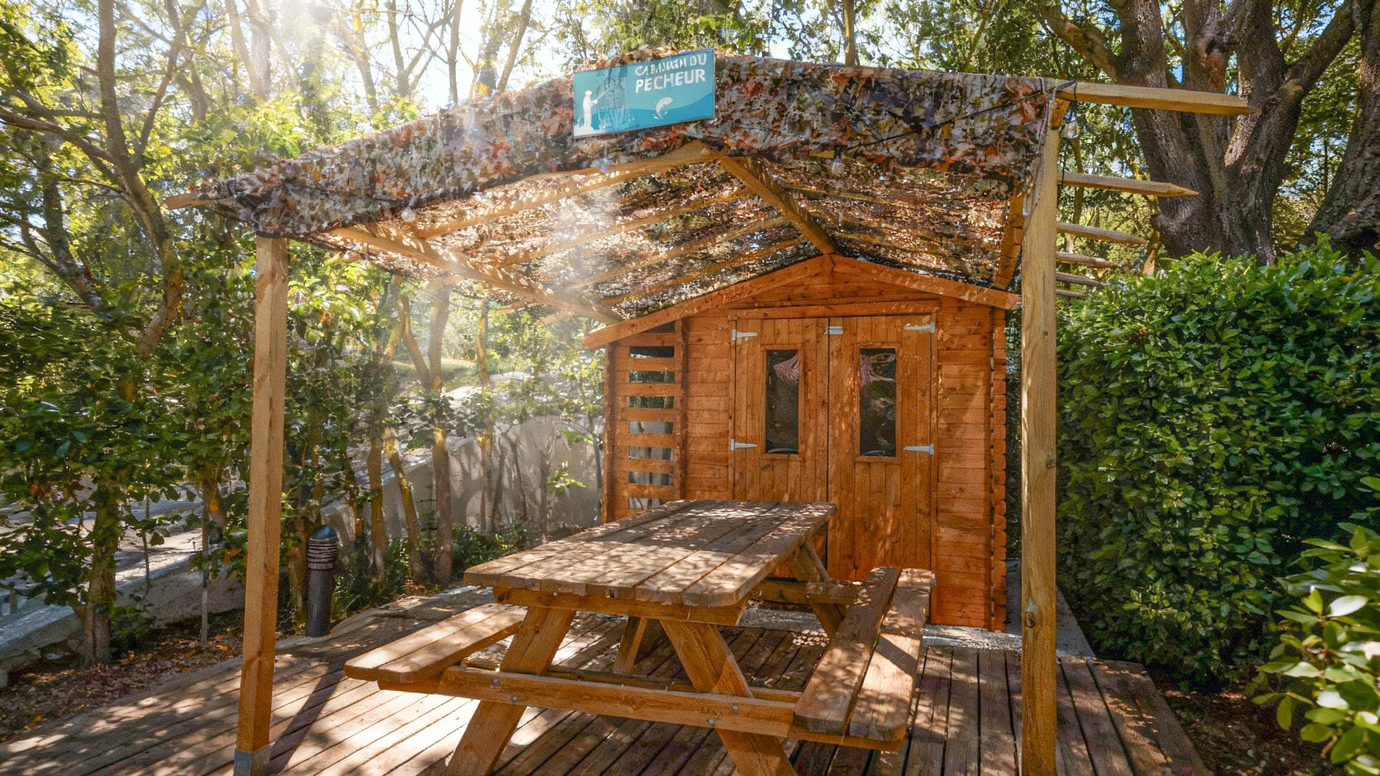 Camping Vale de Cesse cabane du pecheur