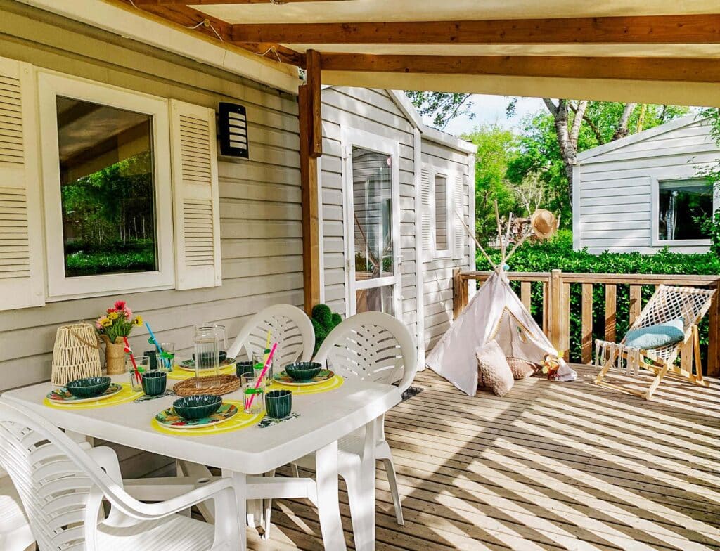 terrasse mobil home val de cesse